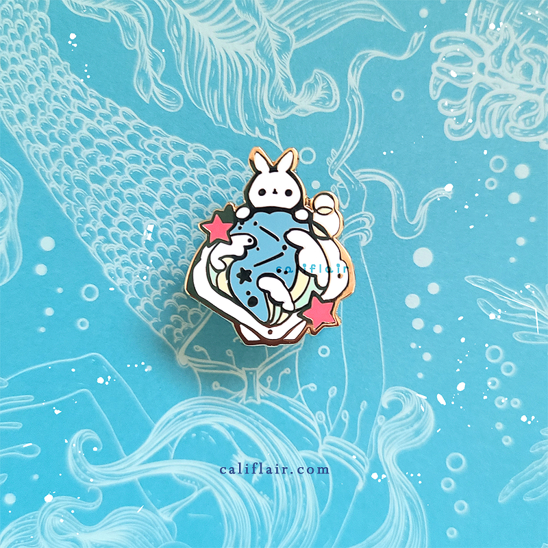 Coral Seafoam Pins
