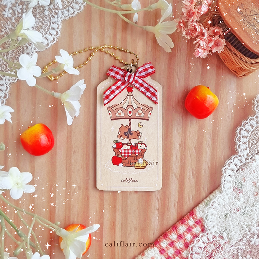 Apple Bear Charm