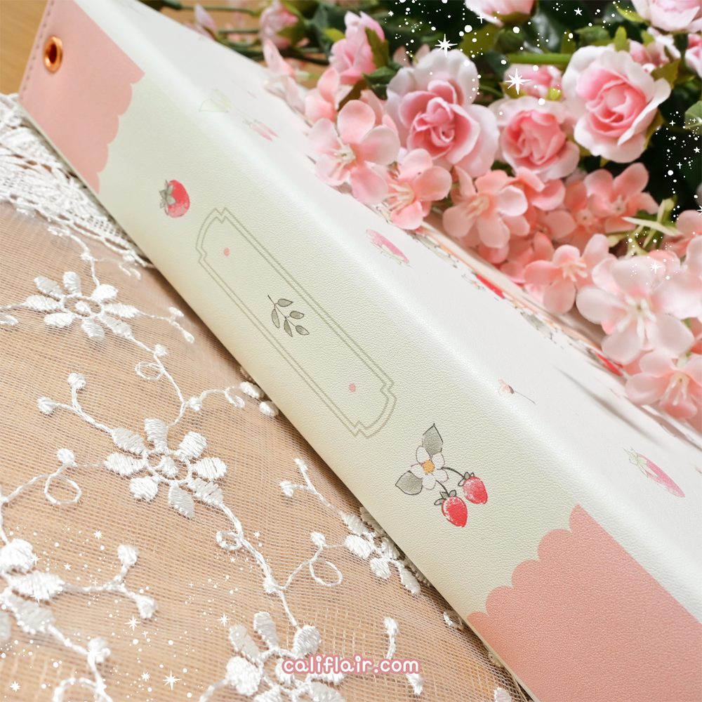 Strawberry Teacup Large Sticker Binder