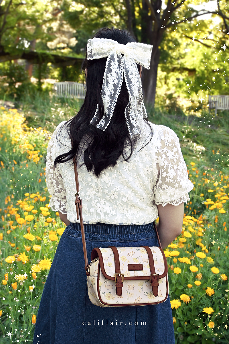 Daisy Kitty Crossbody Bag (Yellow)