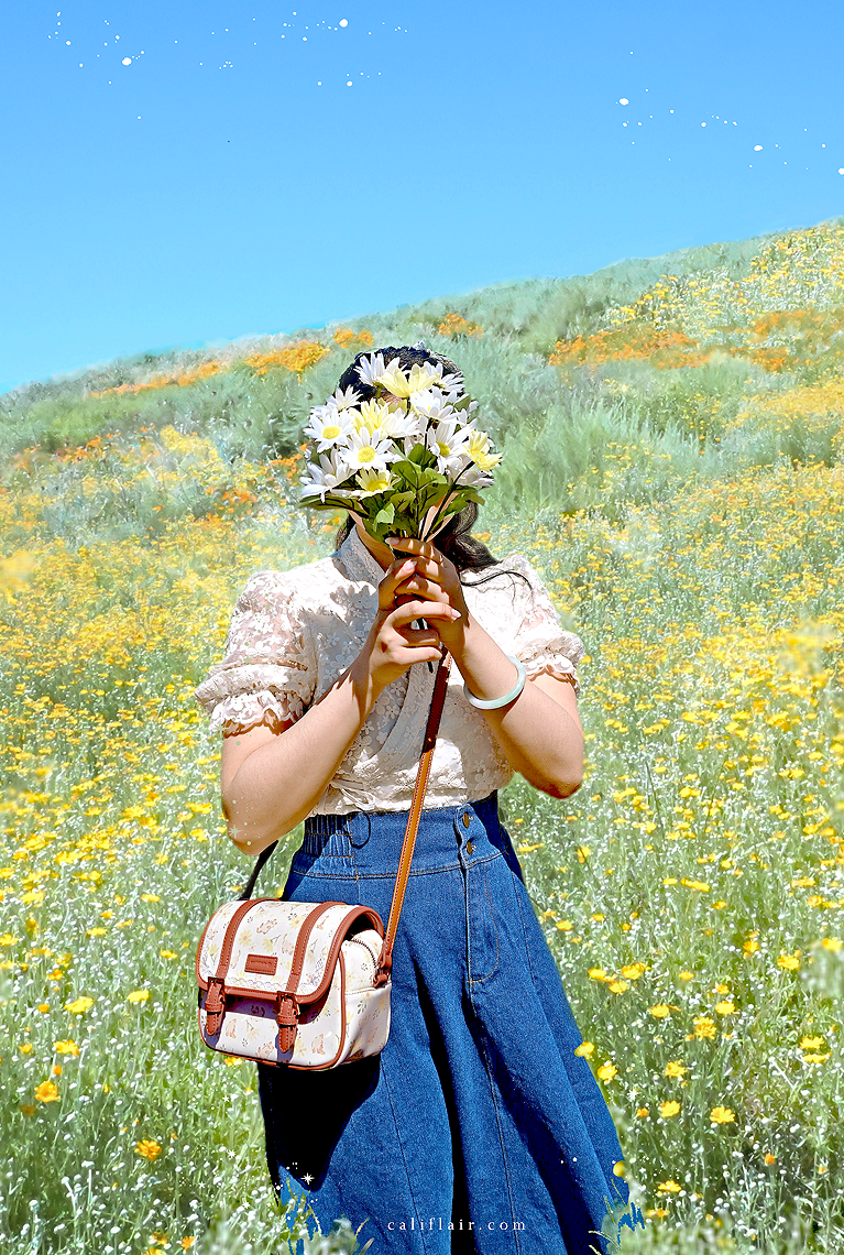 Daisy Kitty Crossbody Bag (Yellow)