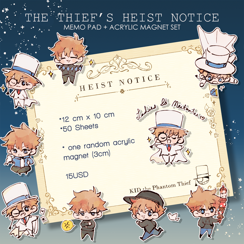 Detective & Thief Memo Pads