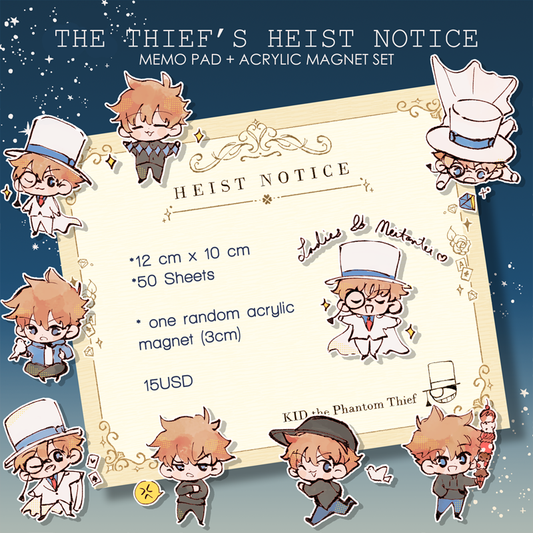 Detective & Thief Memo Pads