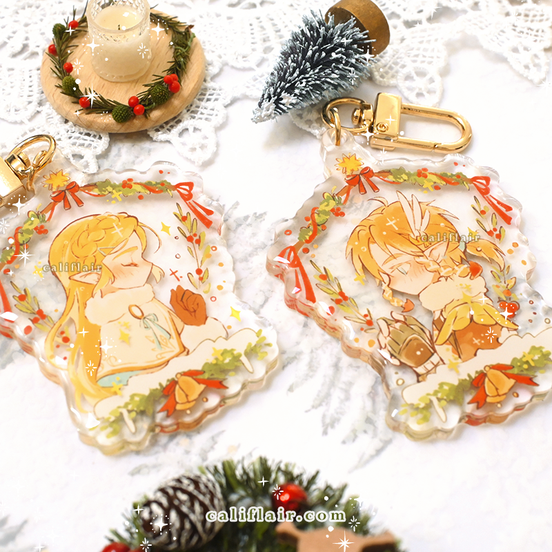 Festive Link Acrylic Charm [Gold foil]