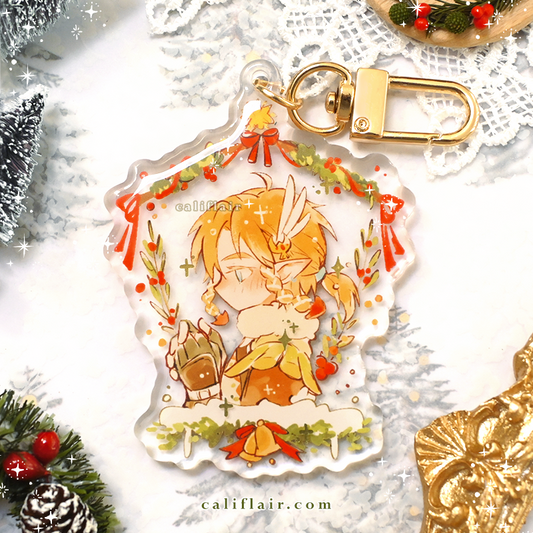 Festive Link Acrylic Charm [Gold foil]