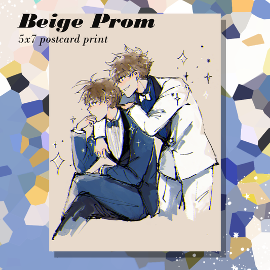 Kaishin: Beige Prom | Postcard Print