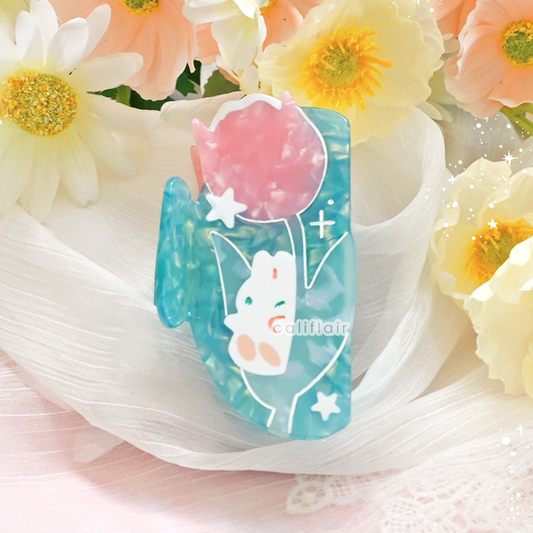 Tulip Bunny Hair Claw Clip