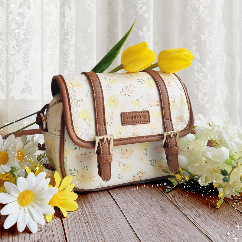 Daisy Kitty Crossbody Bag (Yellow)