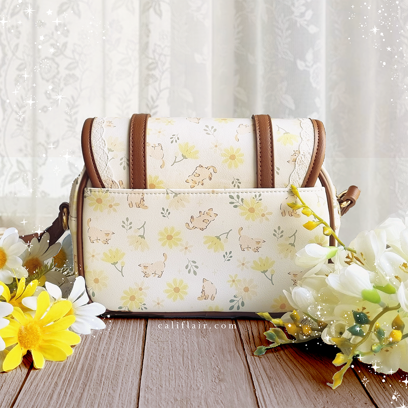 Daisy Kitty Crossbody Bag (Yellow)