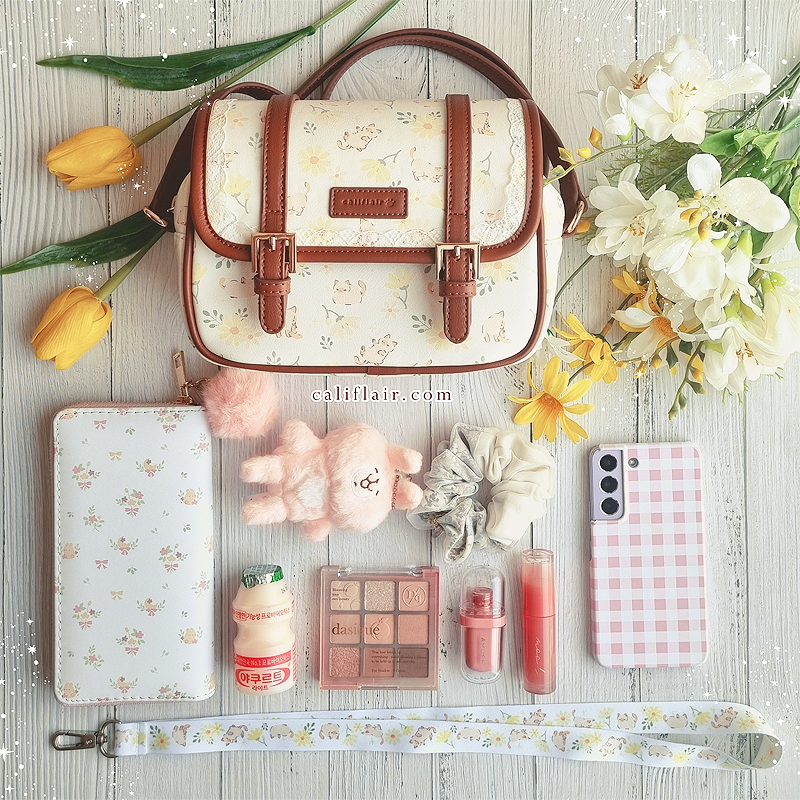 Daisy Kitty Crossbody Bag (Yellow)