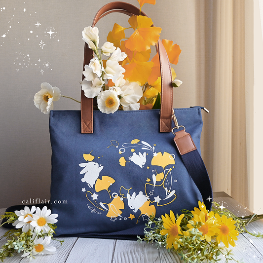 [SHIPS DEC-JAN] Ginkgo Bunny Shoulder Bag