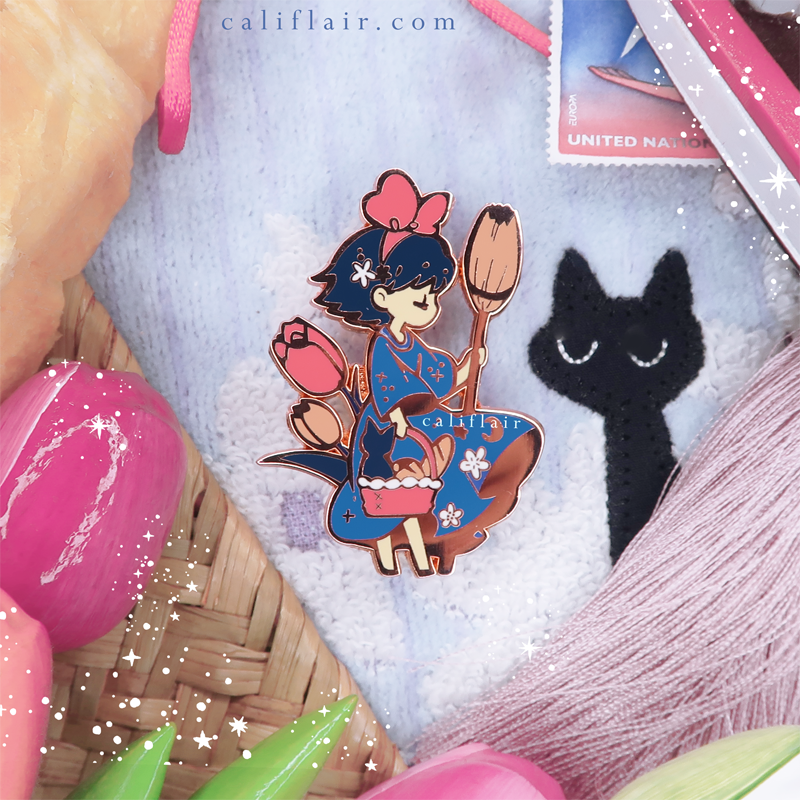 Dusty Pastel Kiki Pin