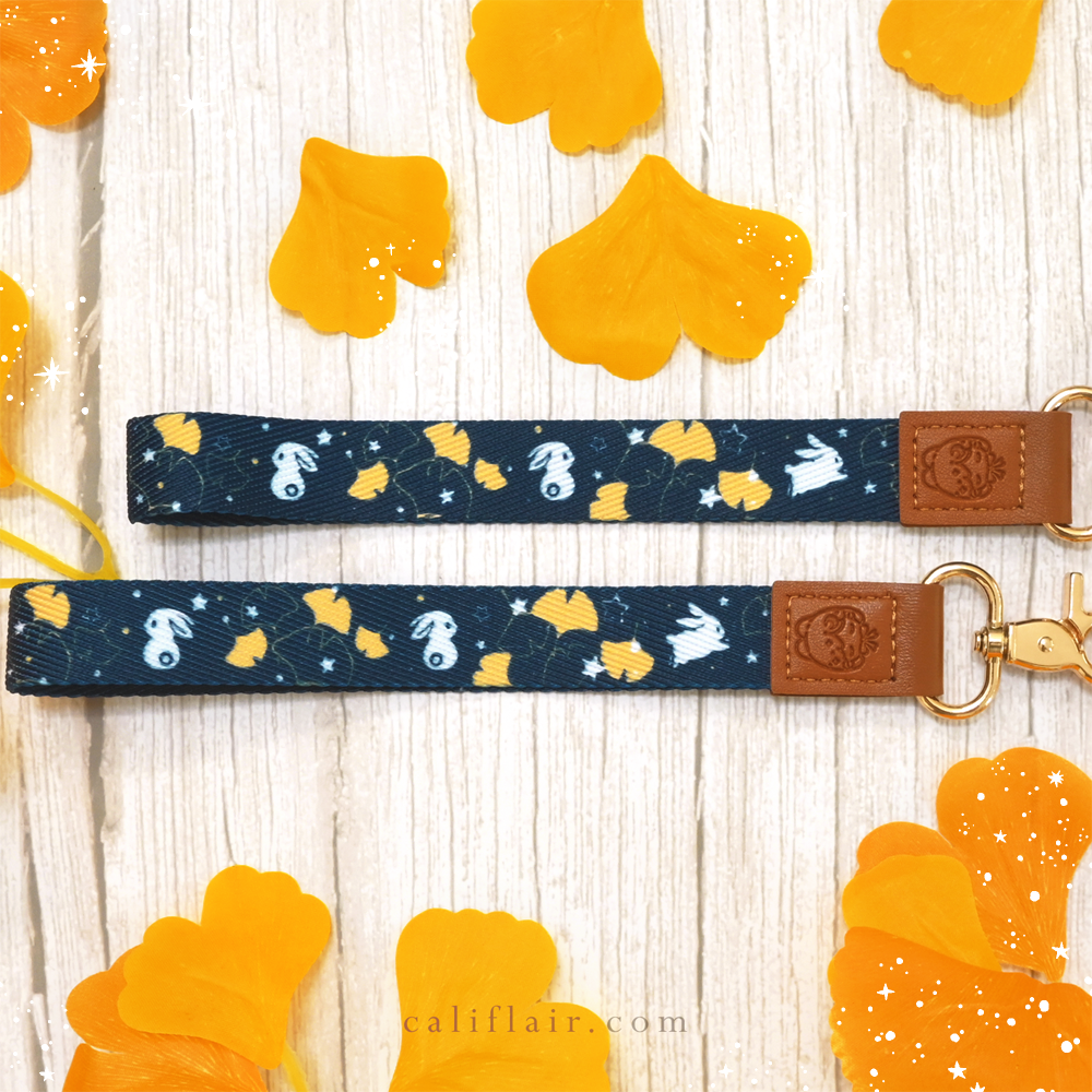 Ginkgo Bunny Short Lanyard