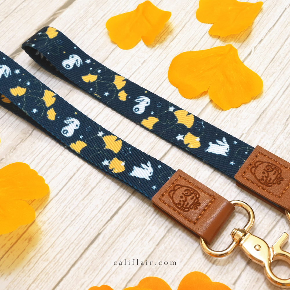 Ginkgo Bunny Short Lanyard