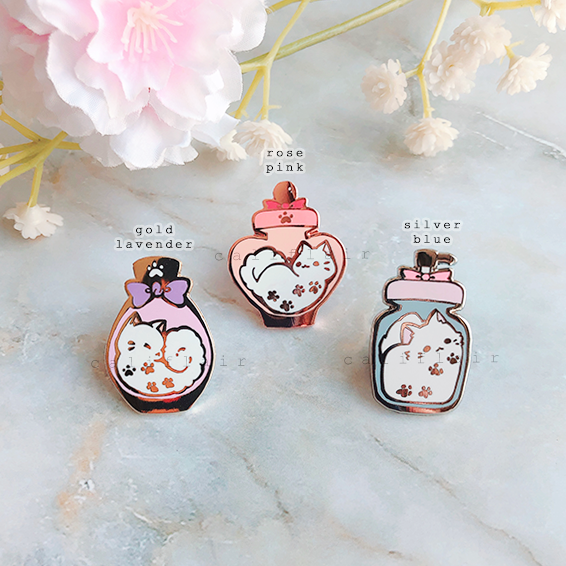 Purrfume Kitty Pins