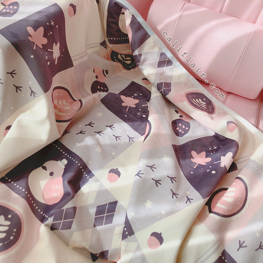 Autumn Sparrow Lap Blanket