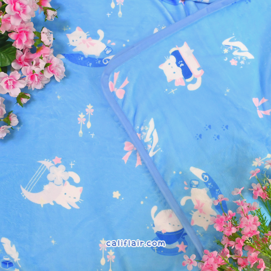 Moon Enchantress Kitty Throw Blanket